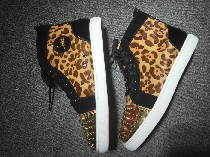 C*ristian L*uboutin Lou Spikes Sneaker