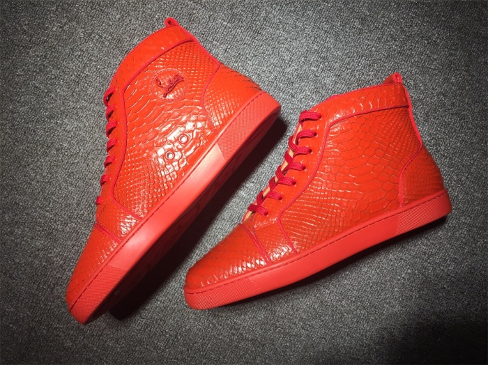 C*ristian L*uboutin Python Sneaker