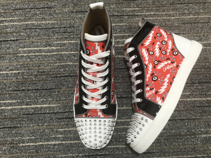 C*ristian L*uboutin Lou Spikes Sneaker