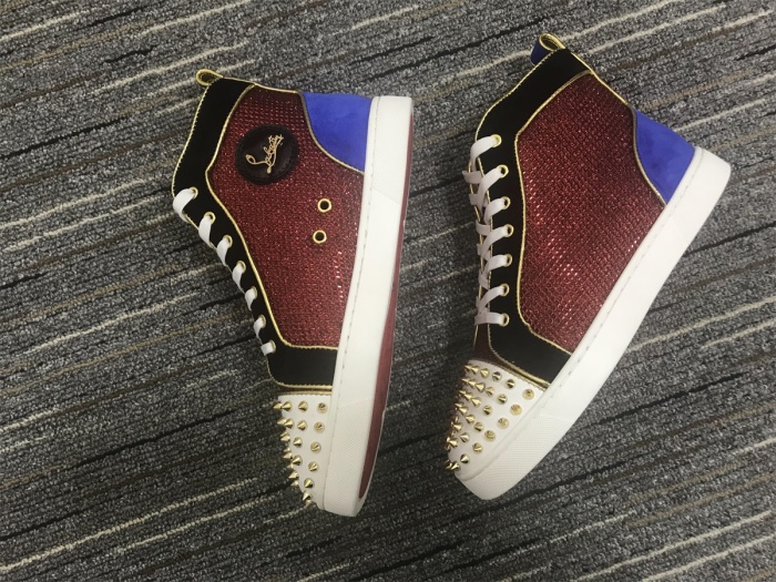 C*ristian L*uboutin Lou Spikes Sneaker