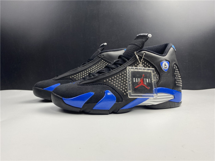 Air Jordan 14 Retro Supreme Black  BV7630-004