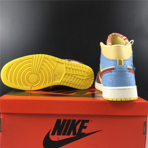 Air Jordan 1 Mid SE Fearless Maison Chateau Rouge CU2803-200