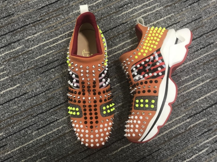 C*ristian L*uboutin Red Runner Sneaker