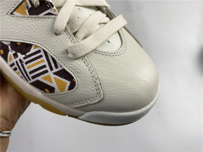 Air Jordan 6 Retro Quai 54 Sail Brown  CZ4152-100