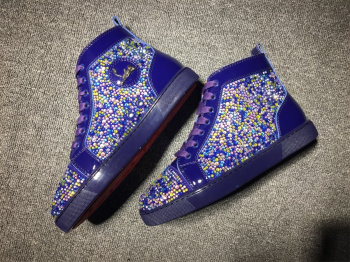 C*ristian L*uboutin Louis Rhinestone Sneaker