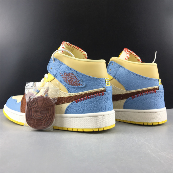 Air Jordan 1 Mid SE Fearless Maison Chateau Rouge CU2803-200