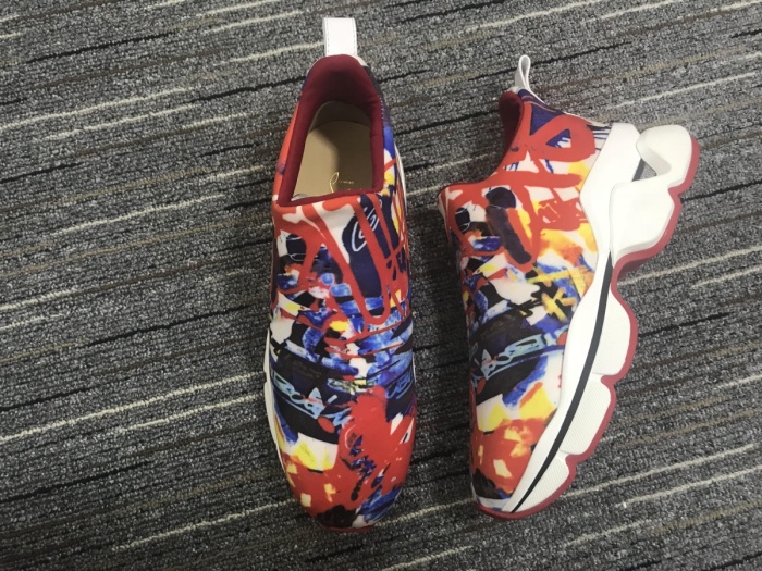 C*ristian L*uboutin Red Runner Sneaker