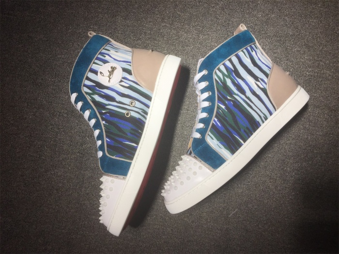 C*ristian L*uboutin Lou Spikes Sneaker