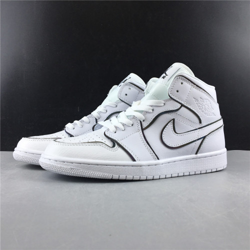 Air Jordan 1 Mid Iridescent Reflective White CK6587-100