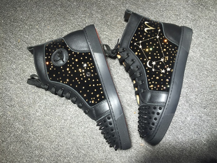 C*ristian L*uboutin Lou Spikes Sneaker