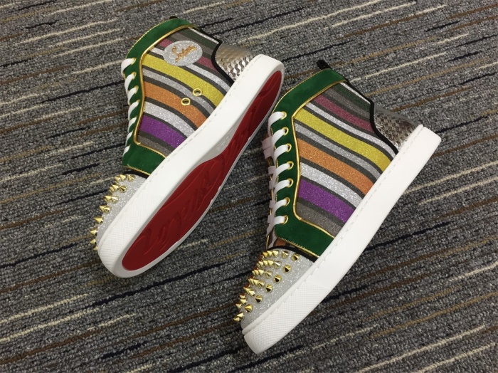 C*ristian L*uboutin Lou Spikes Sneaker