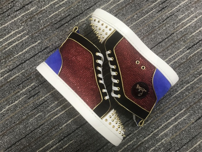 C*ristian L*uboutin Lou Spikes Sneaker