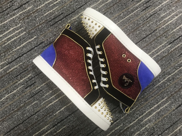 C*ristian L*uboutin Lou Spikes Sneaker
