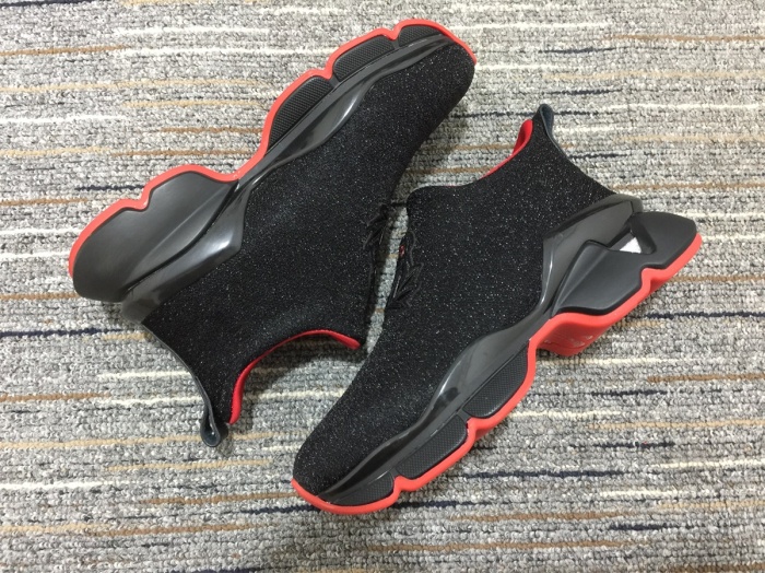 C*ristian L*uboutin Red Runner Sneaker
