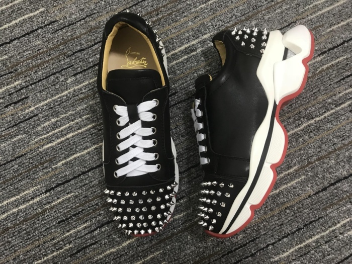 C*ristian L*uboutin Red Runner Sneaker