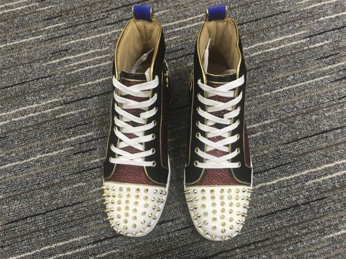C*ristian L*uboutin Lou Spikes Sneaker