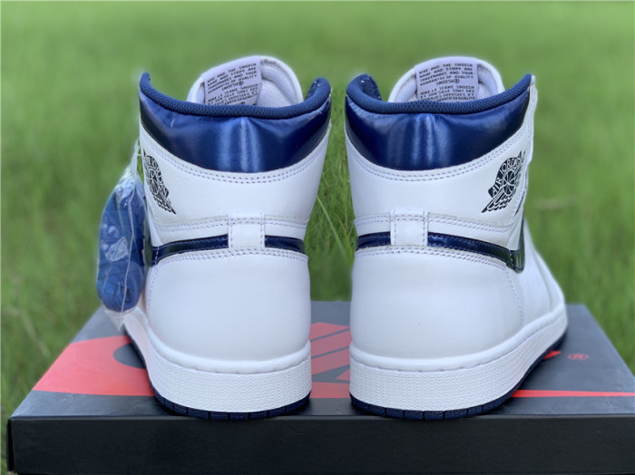 Air Jordan 1 Retro Metallic Navy  555088-106