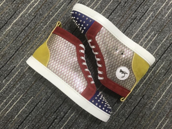 C*ristian L*uboutin Lou Spikes Sneaker