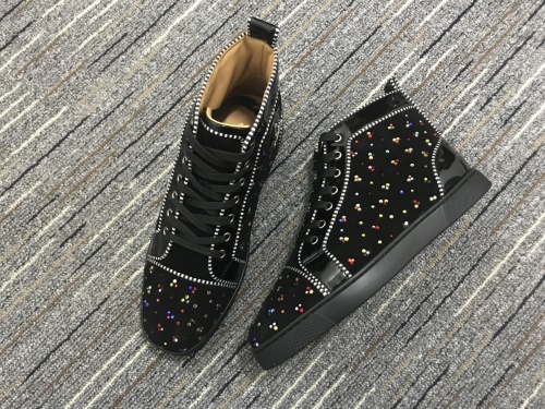 C*ristian L*uboutin Louis Rhinestone Sneaker