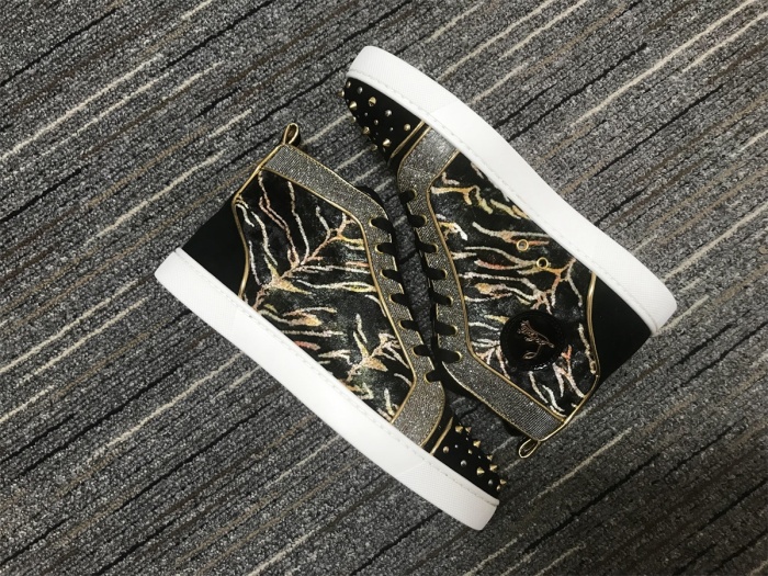 C*ristian L*uboutin Lou Spikes Sneaker