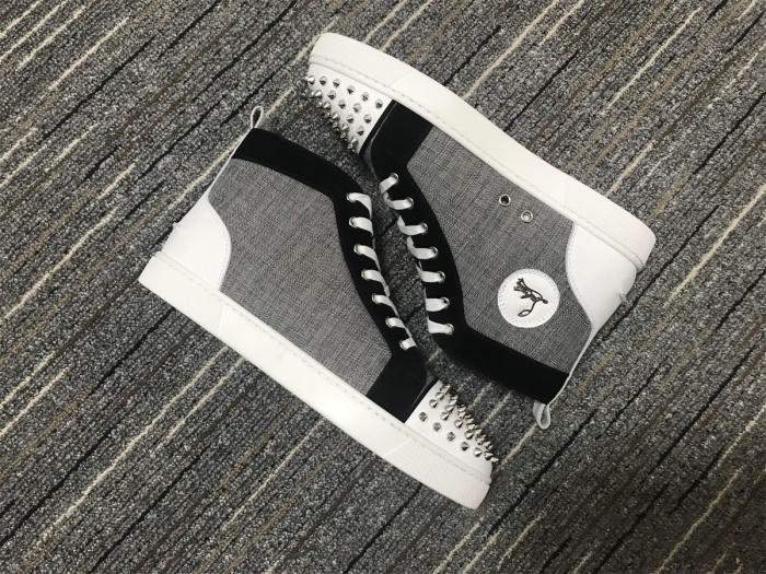 C*ristian L*uboutin Lou Spikes Sneaker