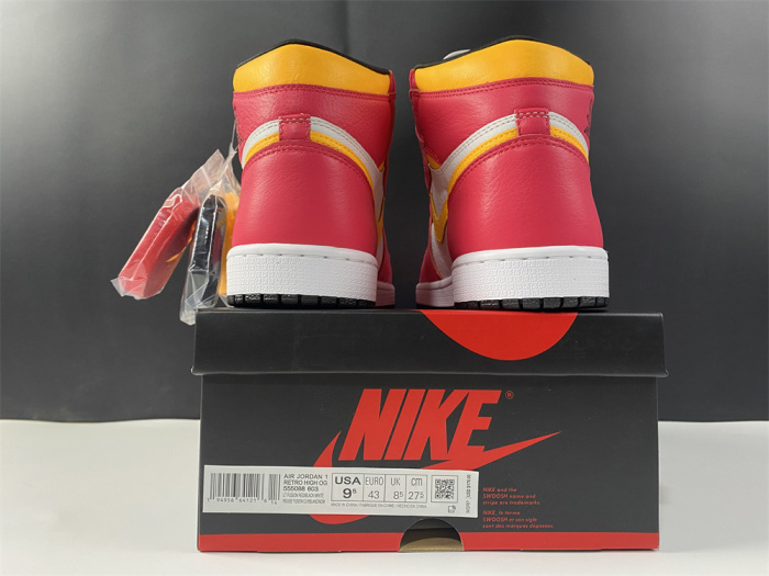 Air Jordan 1 Retro High OG Light Fusion Red  555088-603