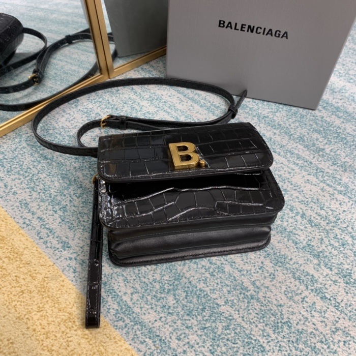 B*alenciaga Top Bag 18*9*14cm