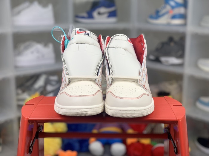 Air Jordan 1 Retro High Phantom Gym Red  555088-160