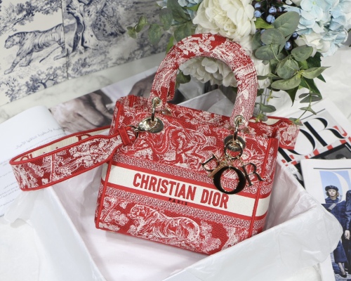 D*ior Top Bag 24*11*20cm