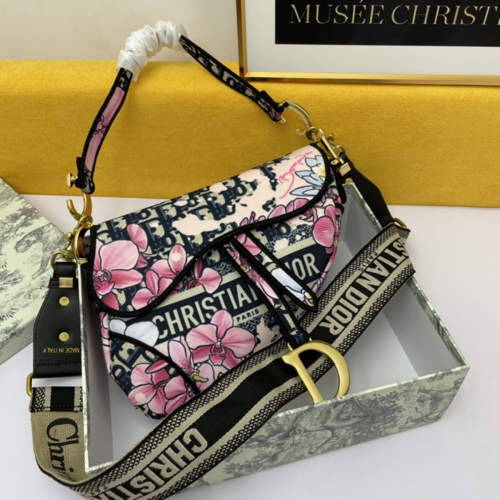 D*ior Top Bag 24*6*18cm