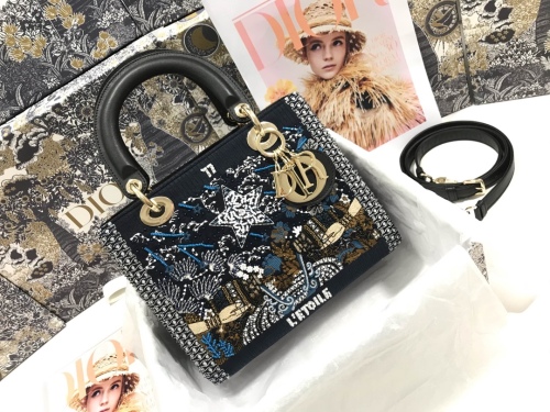 D*ior Top Bag 24*20*11cm