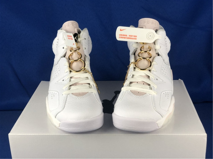 Air Jordan 6 Retro Gold Hoops  DH9696-100