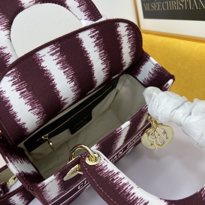 D*ior Top Bag 24*20*11cm