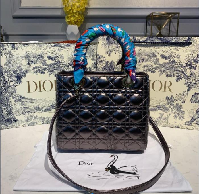 D*ior Top Bag 24*12*20cm