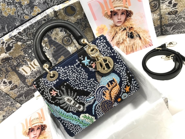 D*ior Top Bag 24*20*11cm
