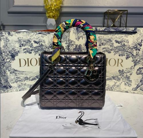D*ior Top Bag 24*12*20cm
