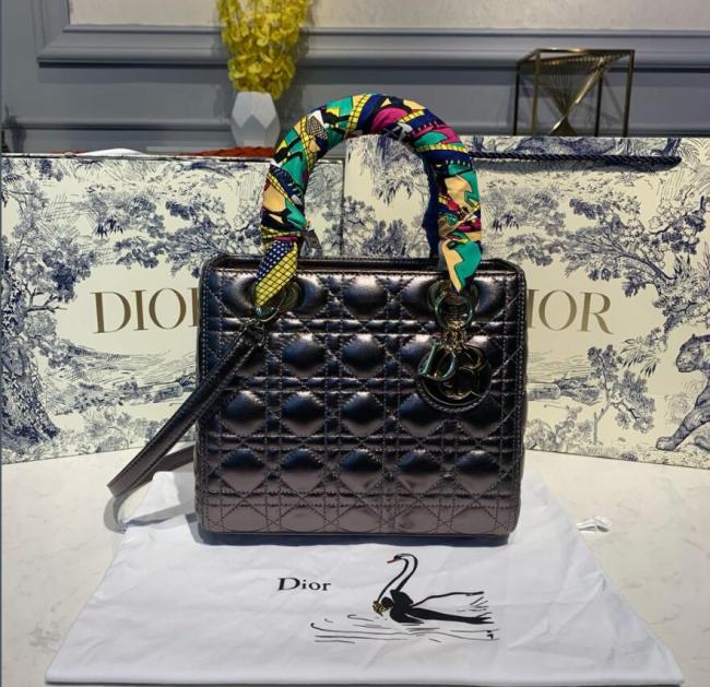 D*ior Top Bag 24*12*20cm