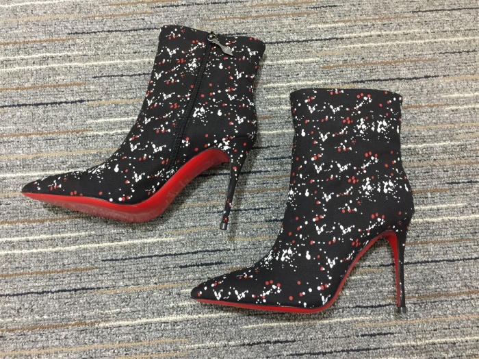 Women C*hristian L*ouboutin Top Boot