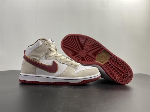 Nike SB Dunk high Team Crimson CV9499-100