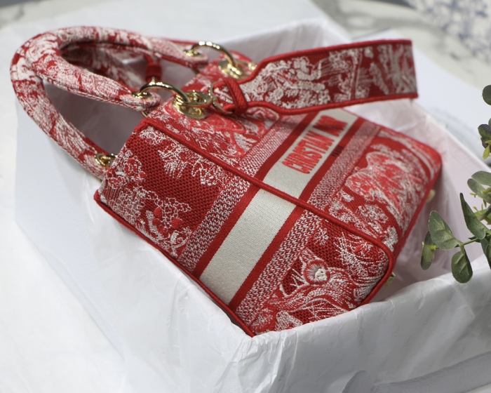 D*ior Top Bag 24*11*20cm