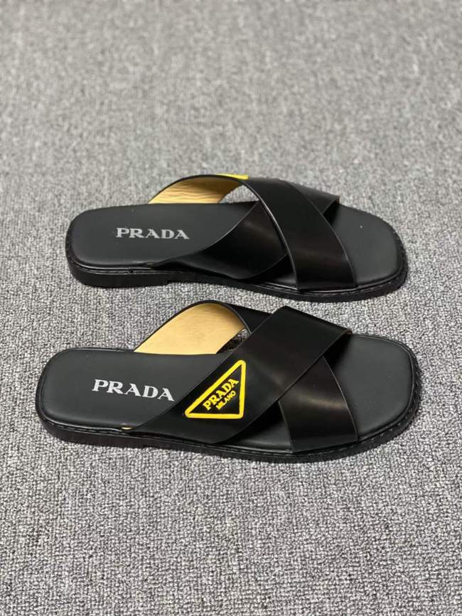 Men P*rada Top Sandals