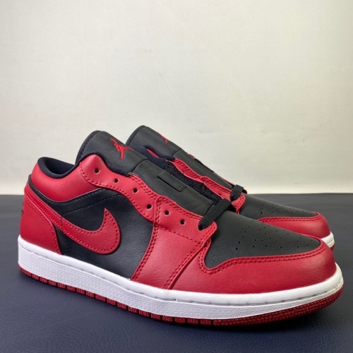 Air Jordan 1 Retro Low Gym Red Black White  553558-602