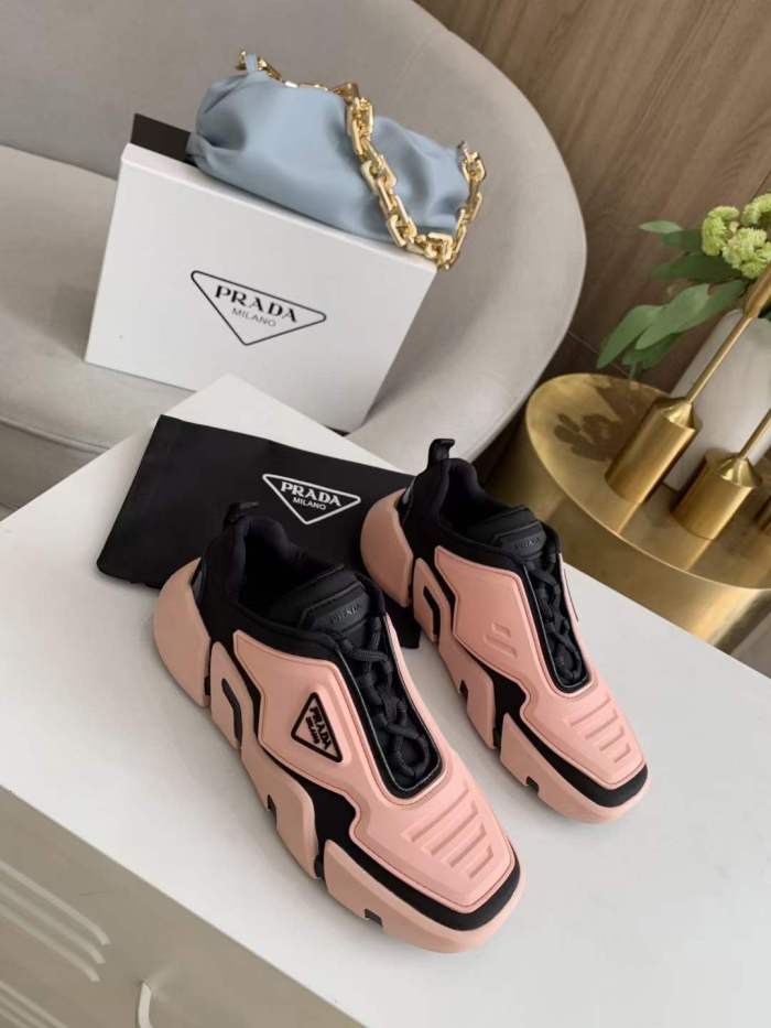 Mens Women P*rada Top Sneakers