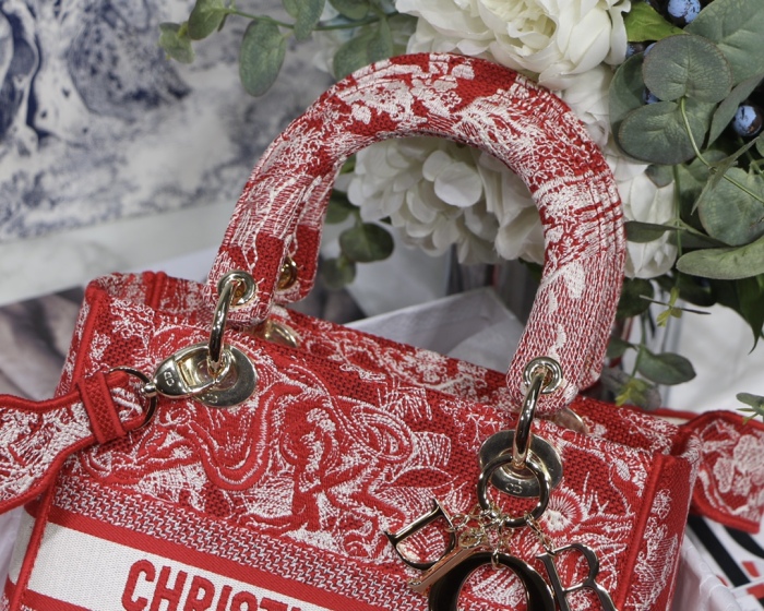 D*ior Top Bag 24*11*20cm
