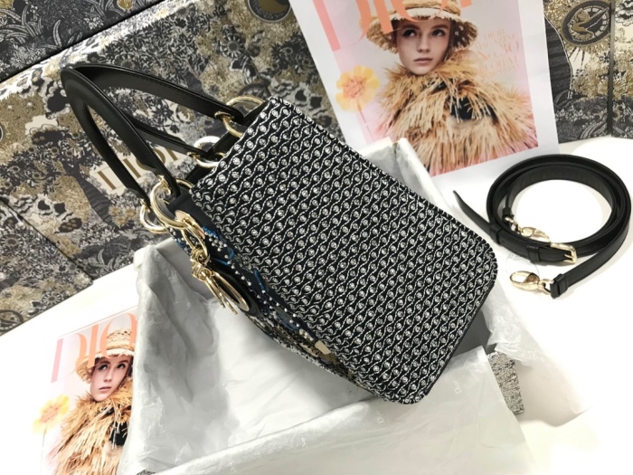 D*ior Top Bag 24*20*11cm