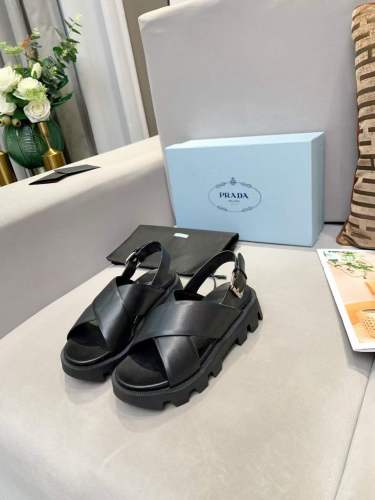 Women P*rada Top Sandals