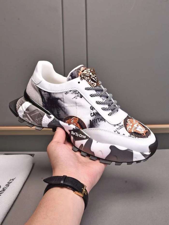 Men V*ersace Top Sneaker