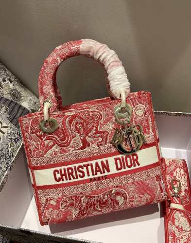 D*ior Top Bag 24*20*11cm