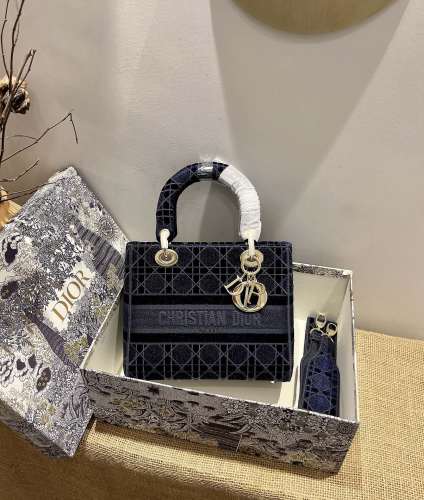 D*ior Top Bag 24*20*11cm