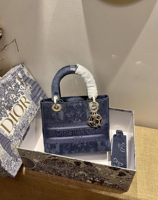 D*ior Top Bag 24*20*11cm